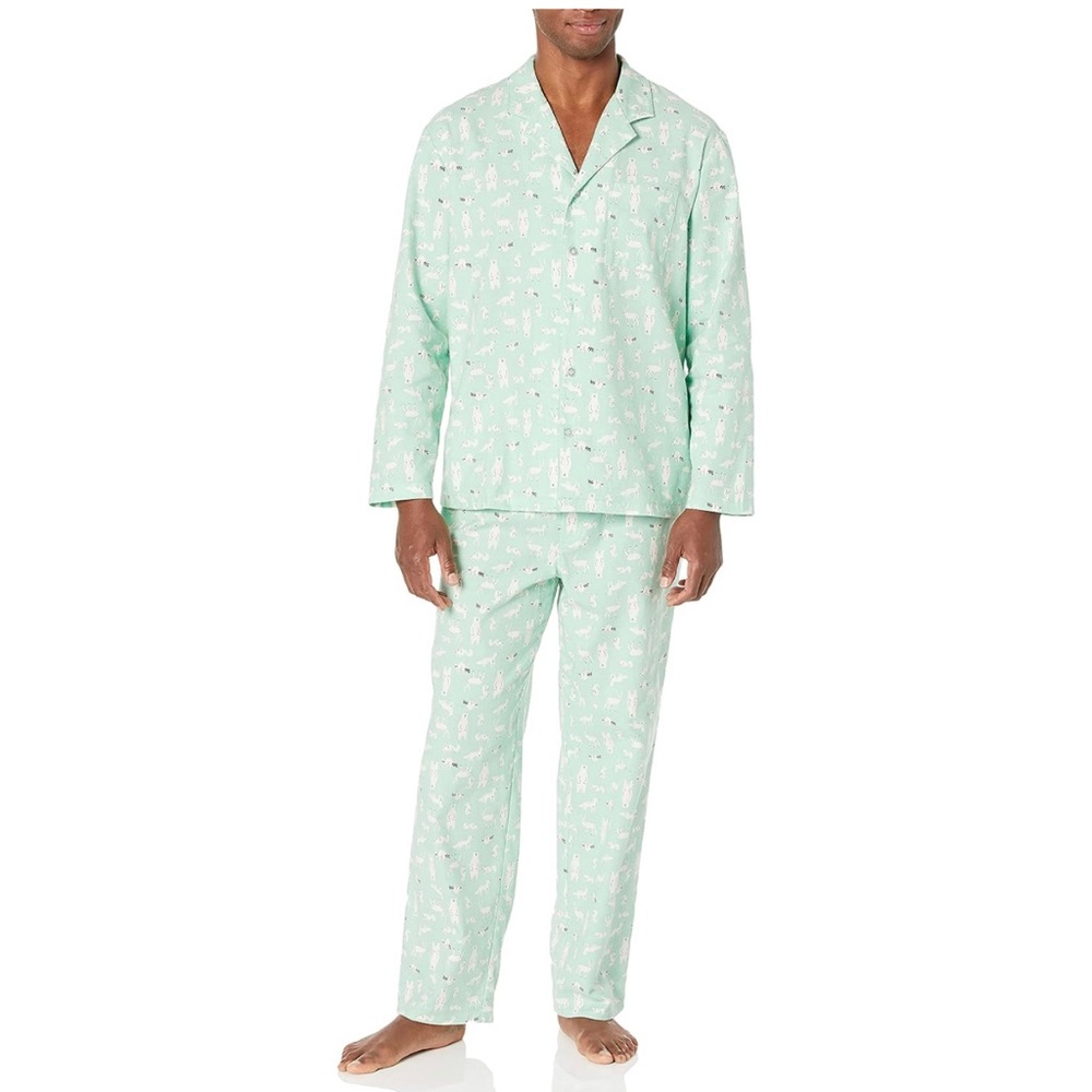 Amazon Essentials Men's Flannel Pajama Set Sz XS